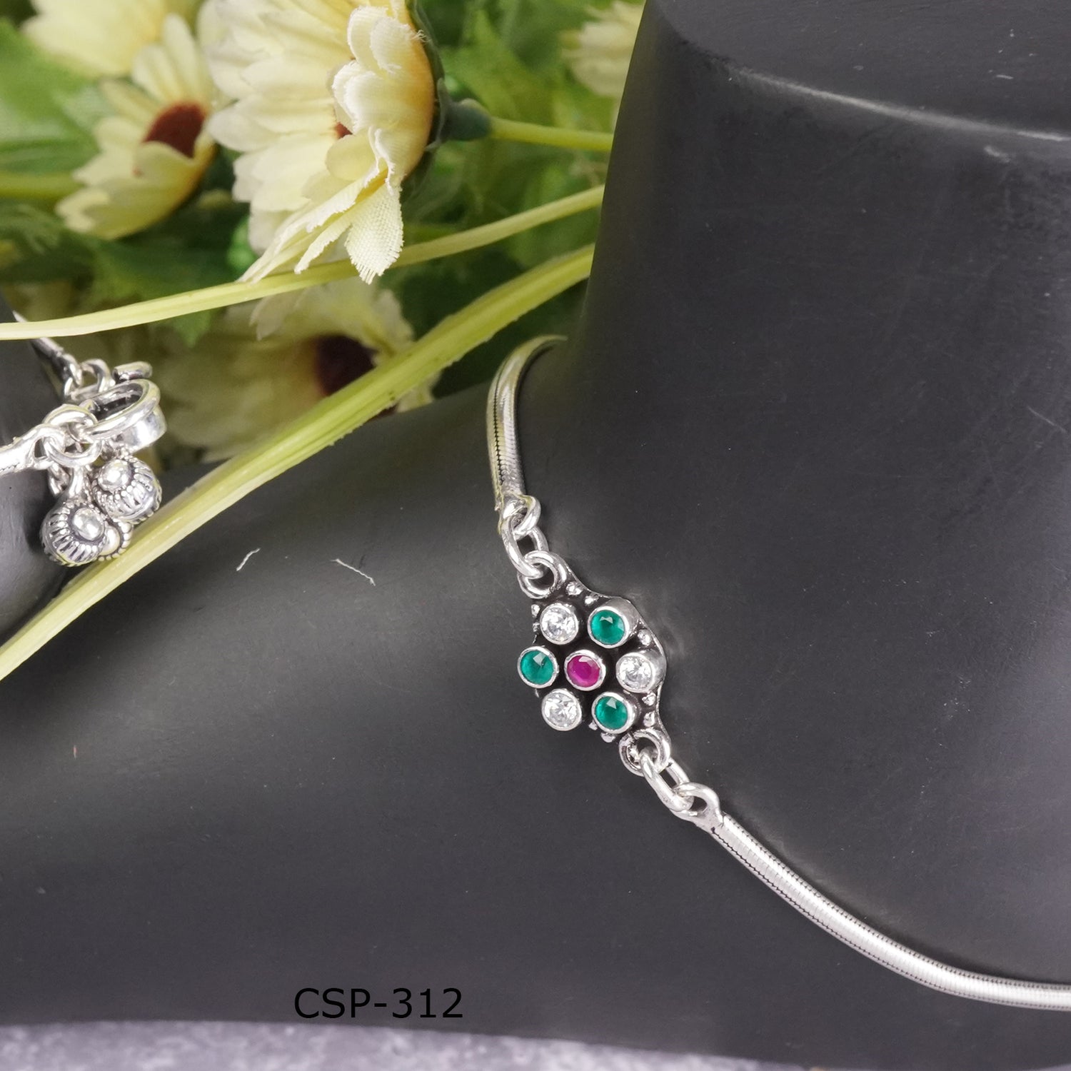 Indian Silver Anklets for Worldwide Shipping