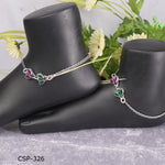 Buy Pure Silver Payal Design online in India