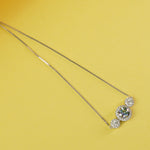 Moissanite silver bracelet for women