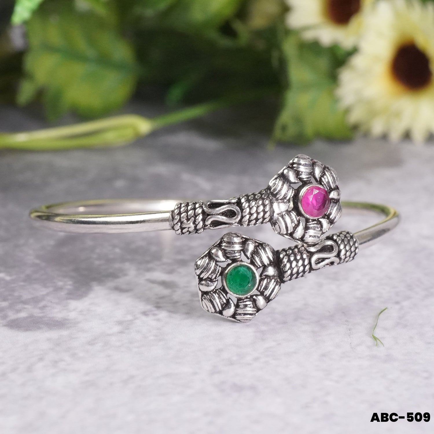 Silver openable kada for women