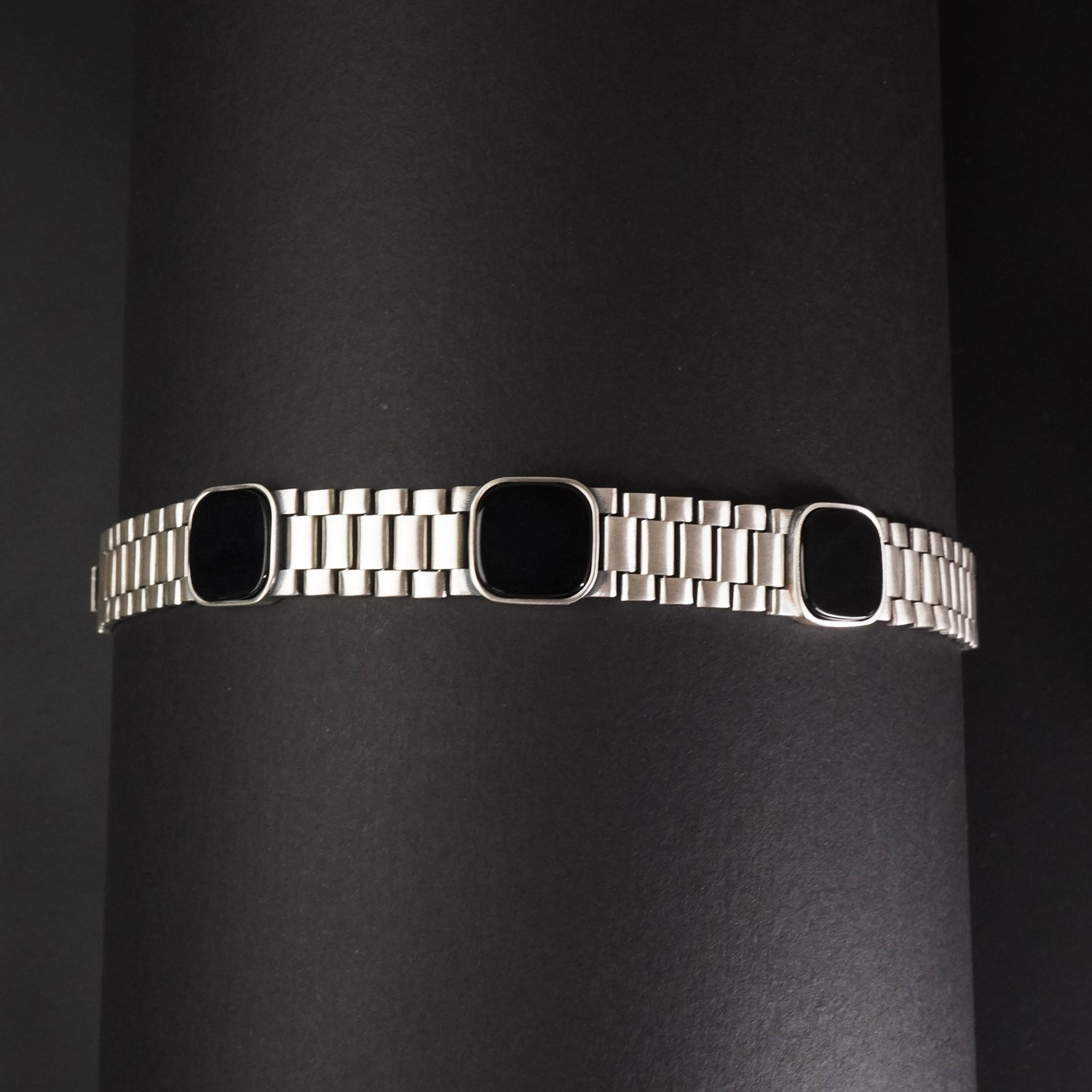 Silver Nightfall Watch Bracelet