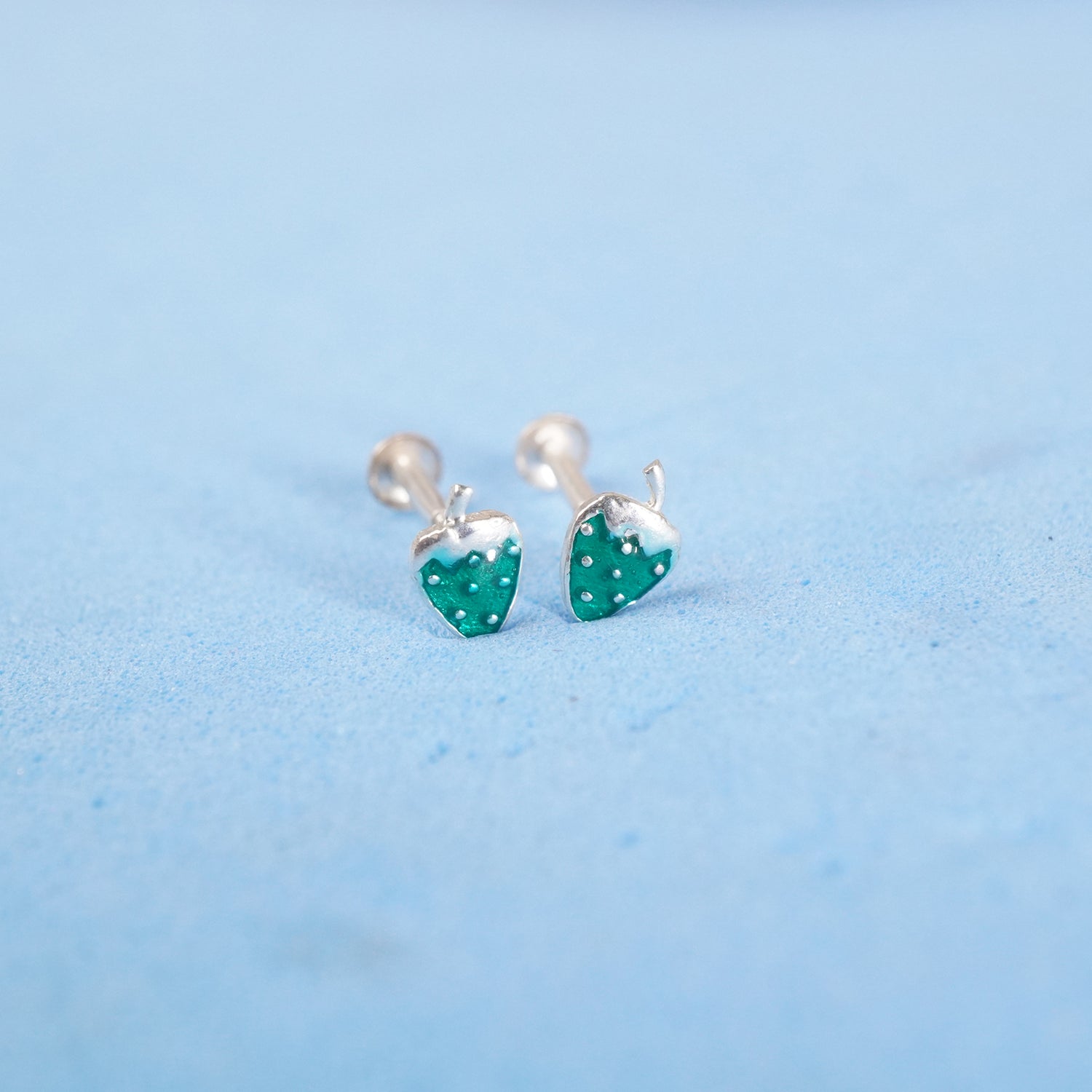 Cute Baby Strawberry Earrings(Pair)