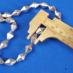 DIY Silver Spot Dhoki Beads Manis To Create Your Jewellery (10Pcs.)