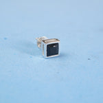 Men's CZ Radiant Stud Earring (1 Pc.) (S Size)