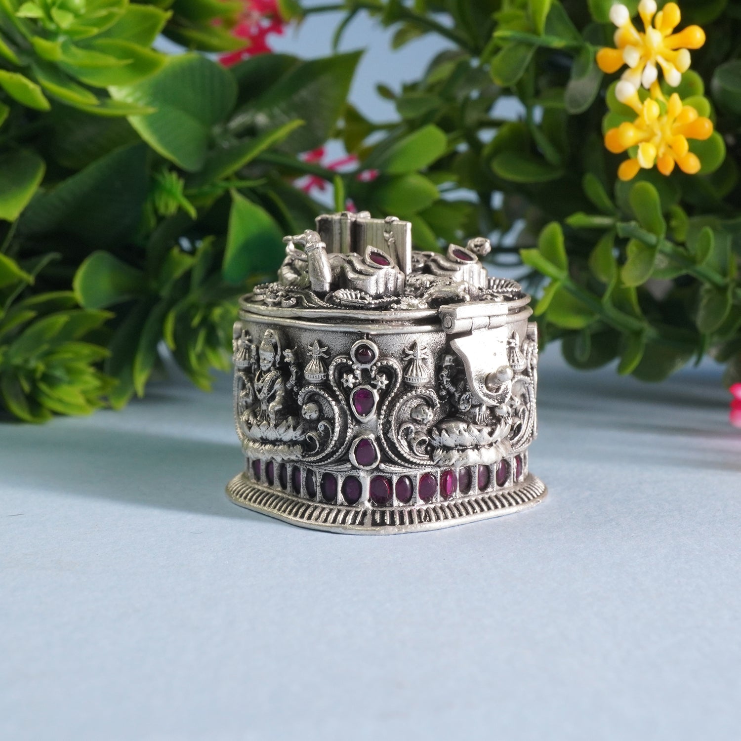 KumKum Box Crafted in 925 Silver