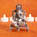 925 Silver Handcrafted Antique Ganeshji Idol