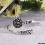 shop handmade silver adjustable bangles