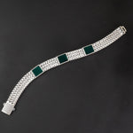 Silver Mystic Serpent Men's Bracelet