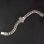 regal cuban silver bracelet