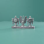 Silver Balaji Shanku Chakra Namah Gifting Article