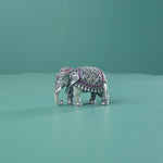 925 Sterling Silver Stone Studded Gajraj Hathi Studded With Stones