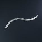 Imported Silver Trinkling Womens Bracelet With Stones