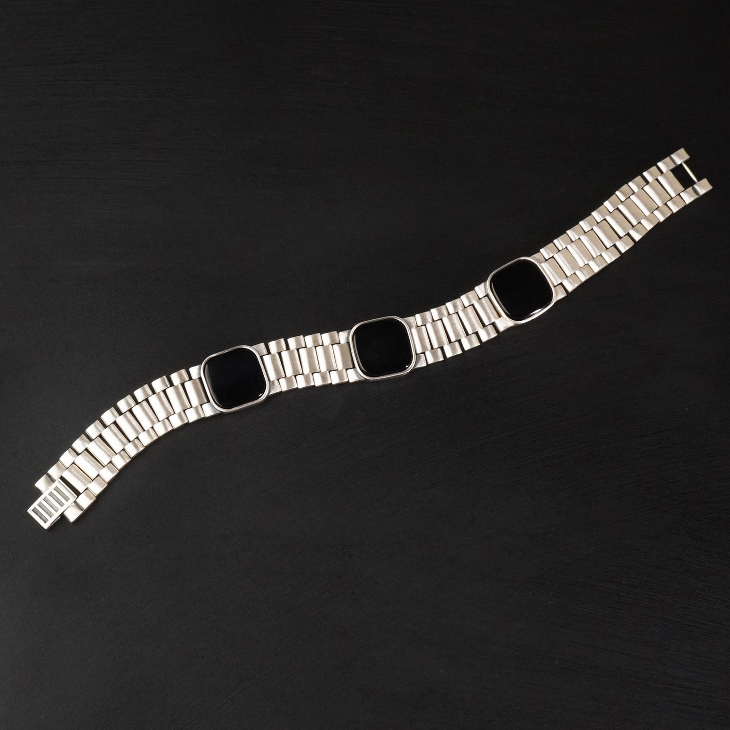 Silver Nightfall Watch Bracelet