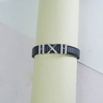 Shop 925 Silver Band Bracelet Stone Studded "X"