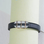 Shop 925 Silver Band Bracelet Rose Gold Plated