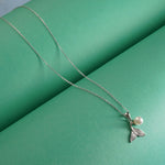 Silver Dolphin Pendant Charm Chain