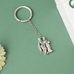 Pure 925 Silver Krishna Radha KeyChain