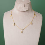 Pure 925 Silver Gold Plated Charm Mangalsutra