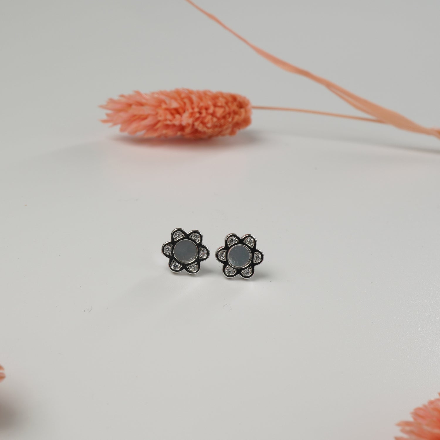 Daily wear pure 925 silver earrings for women