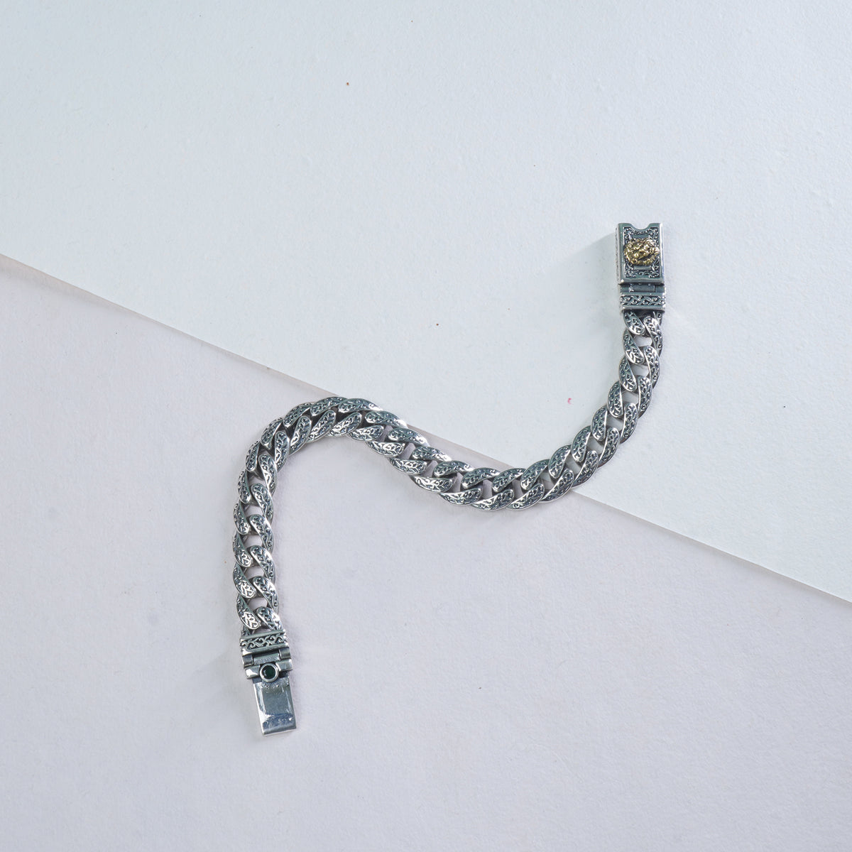 Pure 925 silver bracelet Cuban craftsmanship