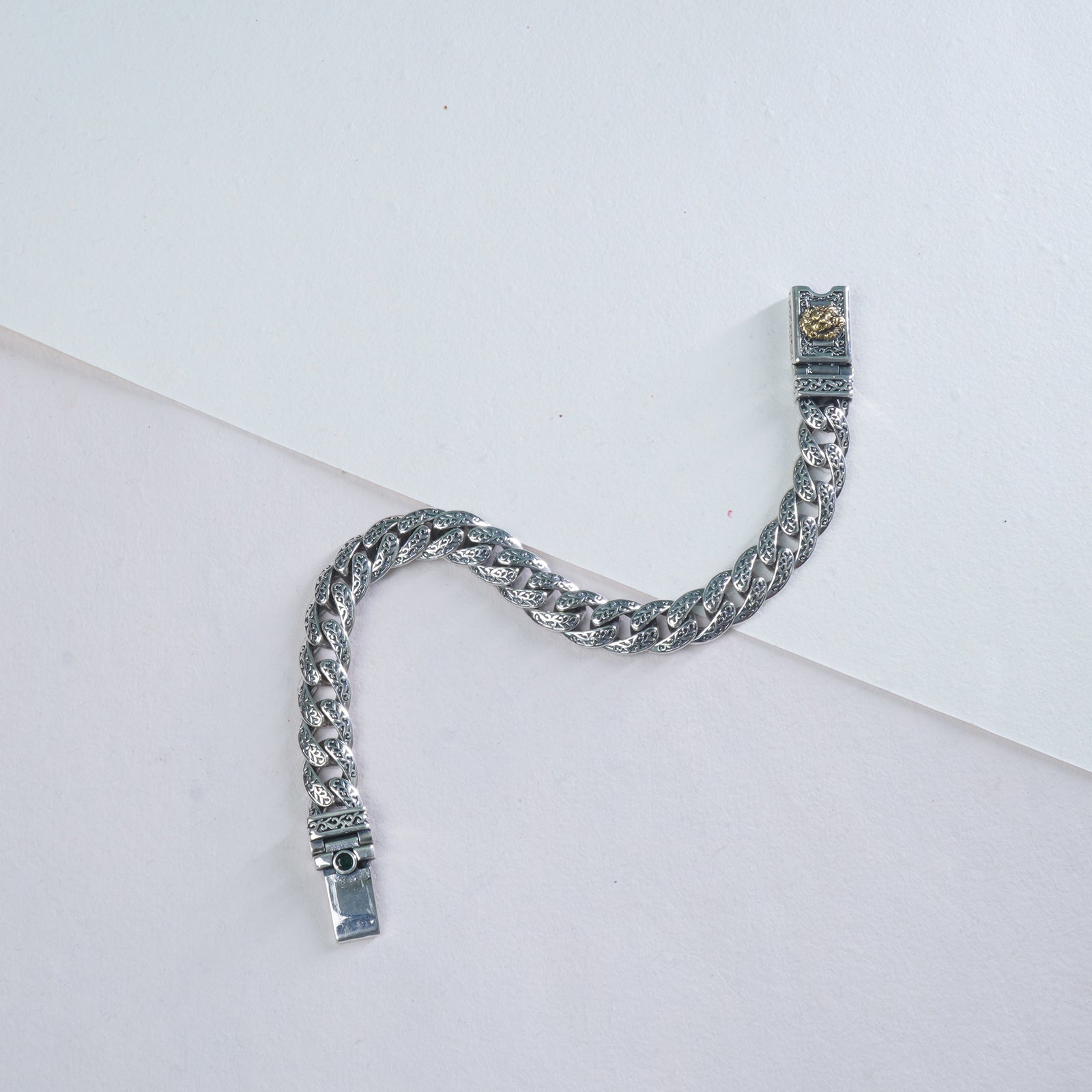 Pure 925 silver bracelet Cuban craftsmanship