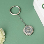 Silver Om keychain 925 silver