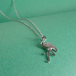 buy sterling silver stone studded charm necklace online