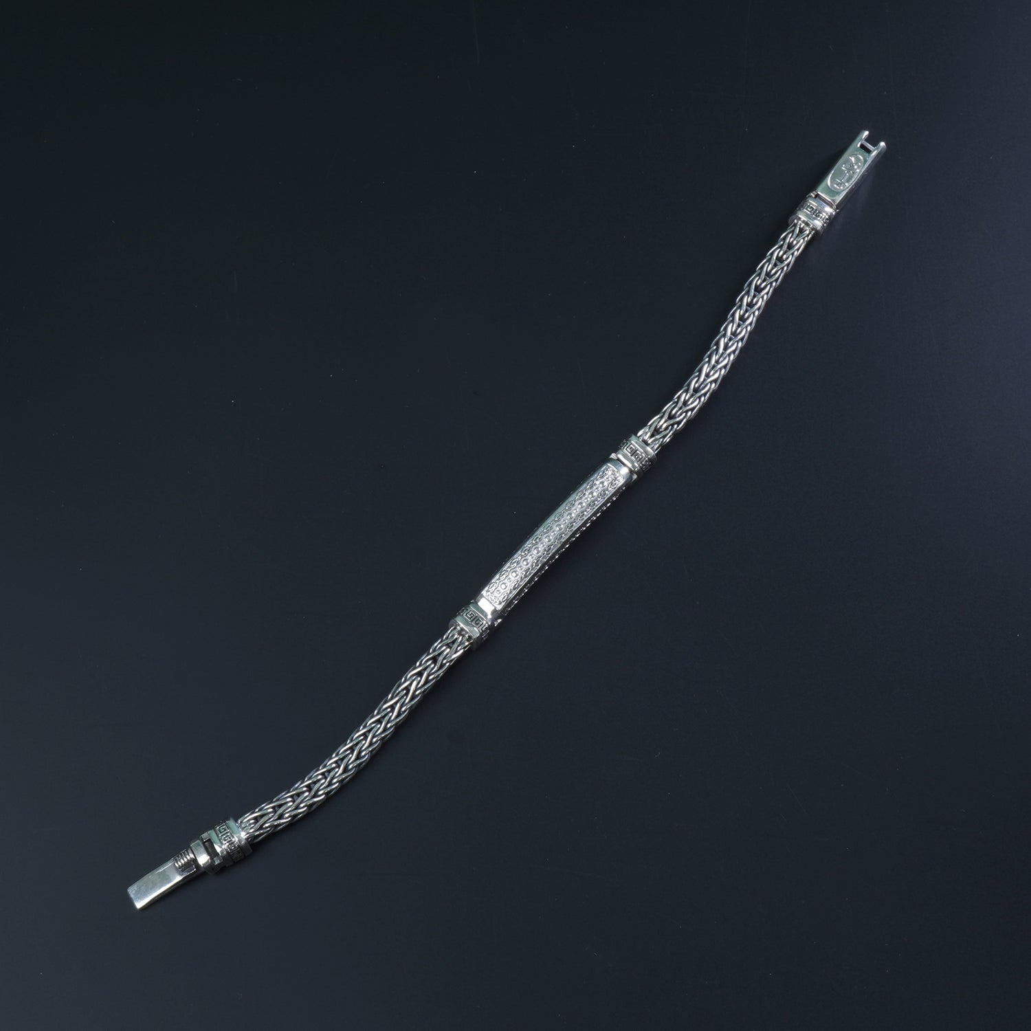 Quad Core Silver Bracelet