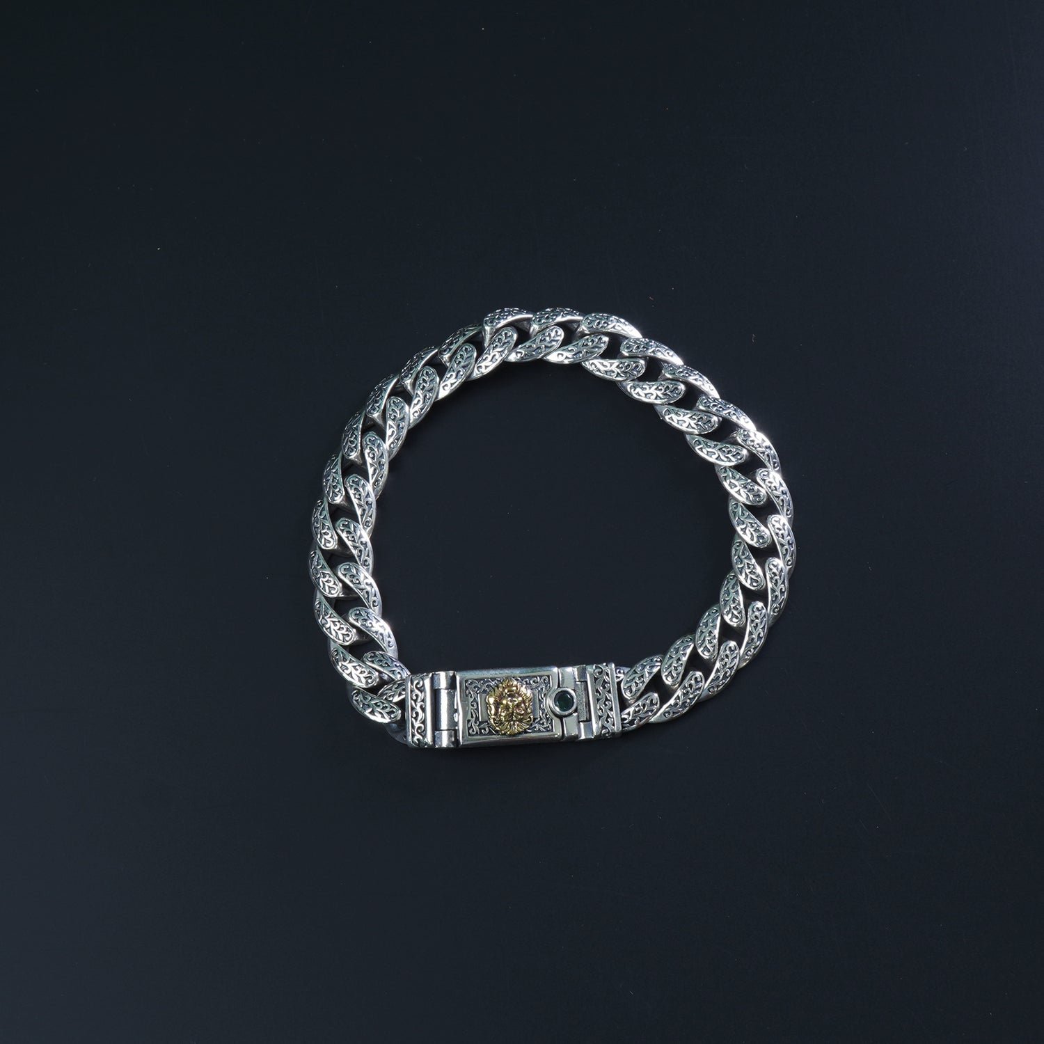 Golden Lion Signature Cuban Bracelet