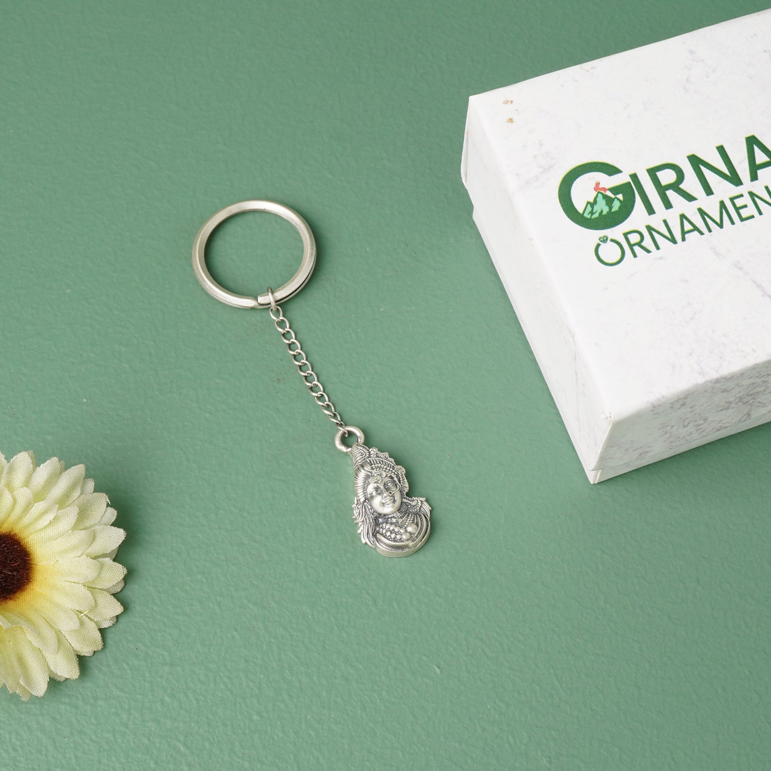 Pure 925 Silver Idol KeyChain