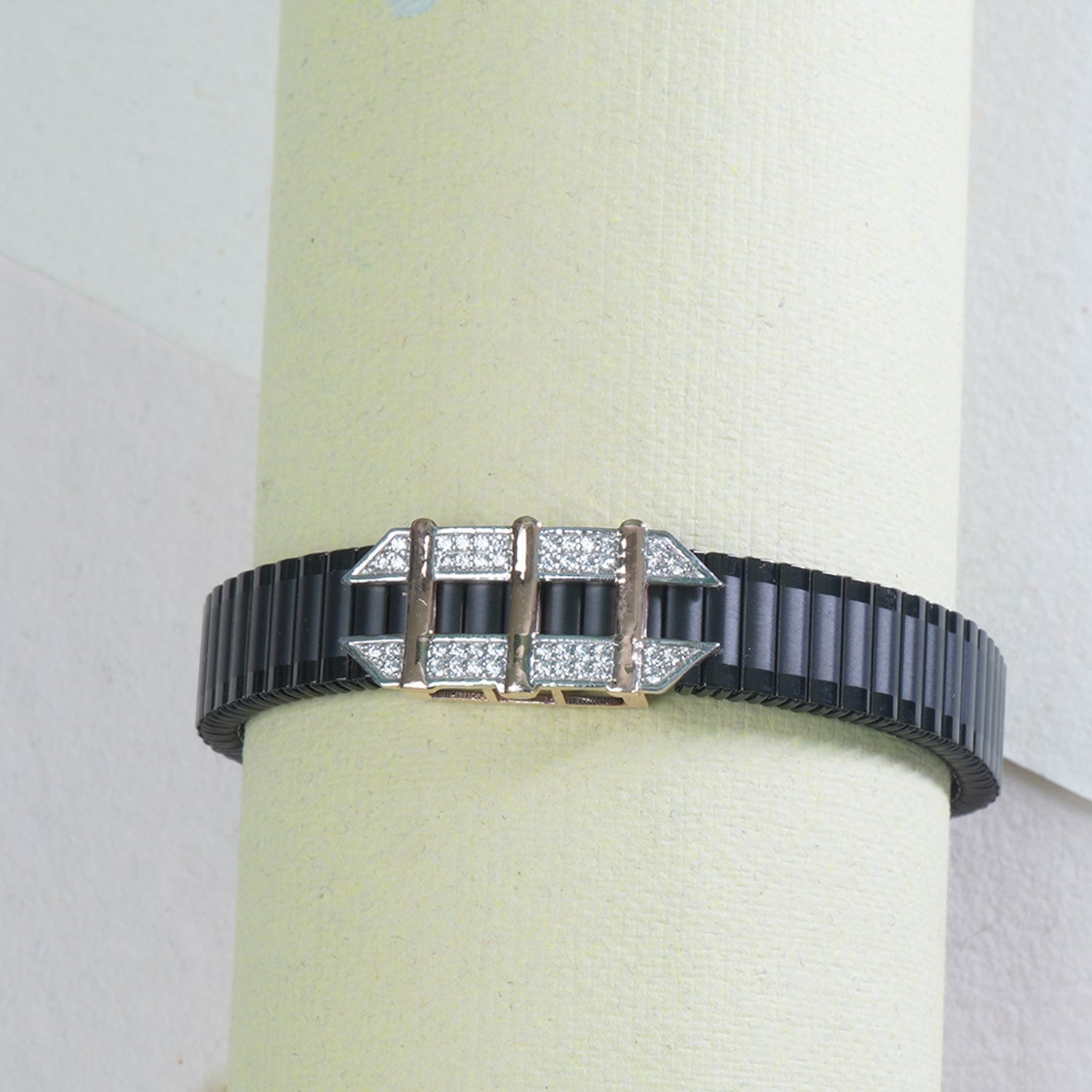 Shop 925 Silver Band Bracelet Rose Gold Plated