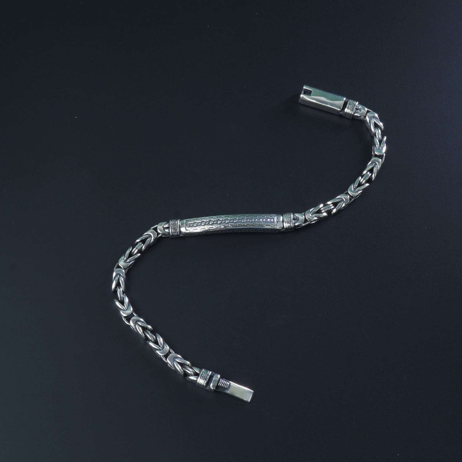 RegalWeave Silver Bracelet