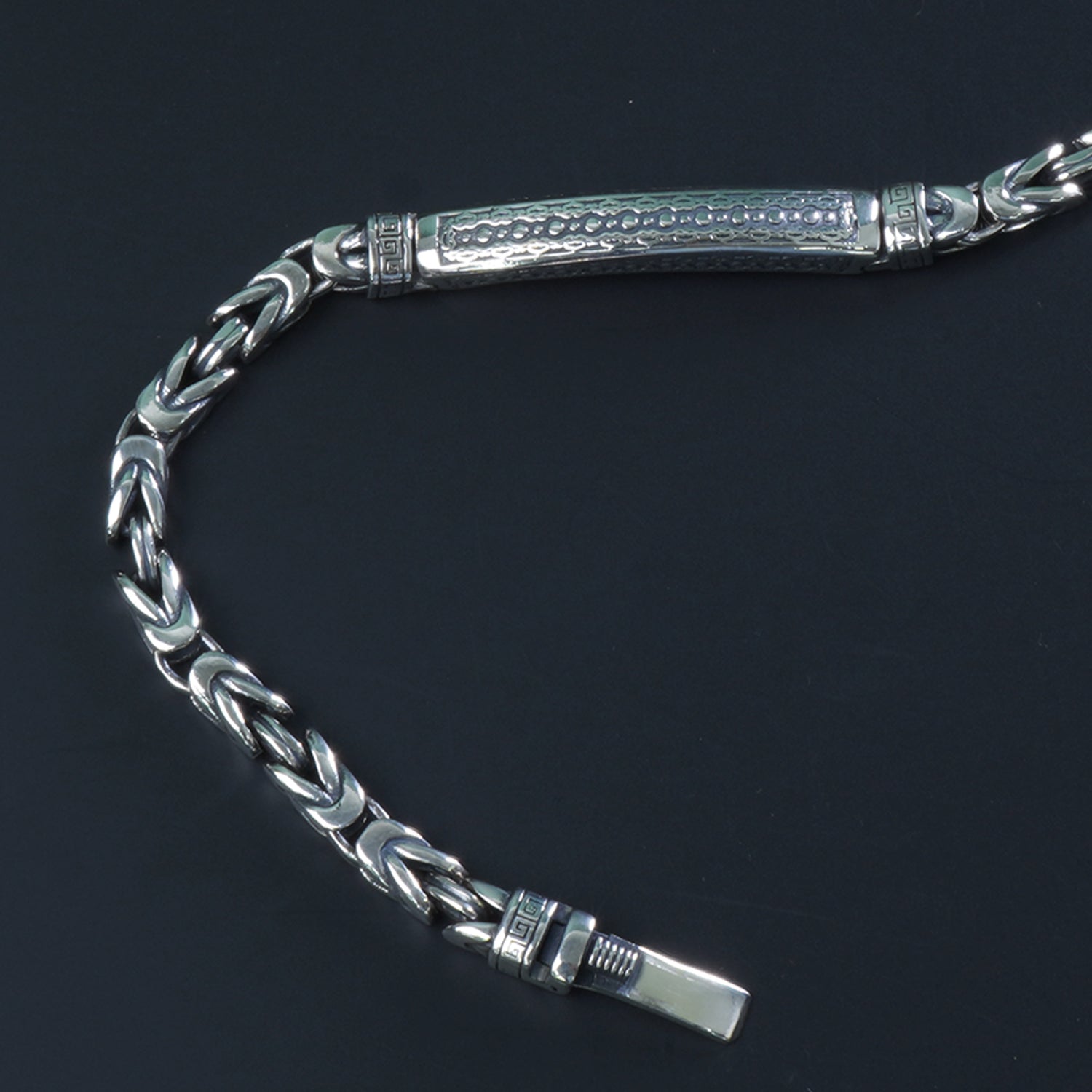 RegalWeave Silver Bracelet