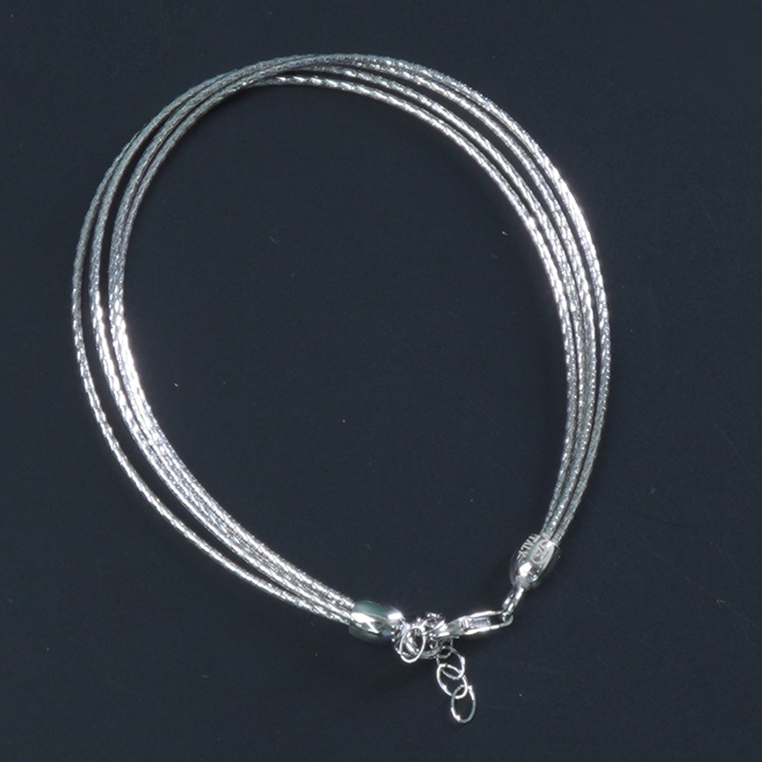 Silver Imported Trinity Bracelet